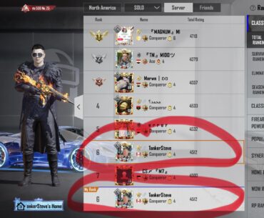 When you’re the only Solo player that is ACTUALLY in North America on the North America leaderboard 🤦‍♂️