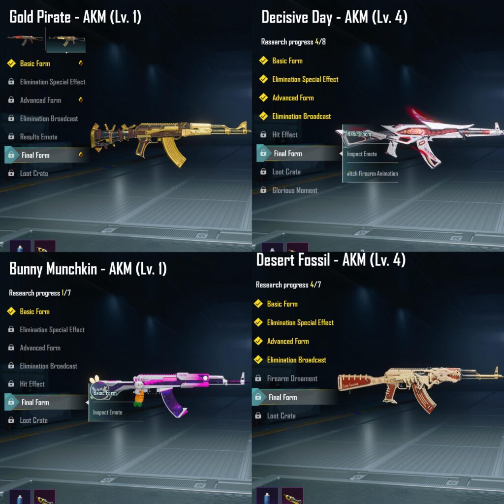Which skin to max-out?