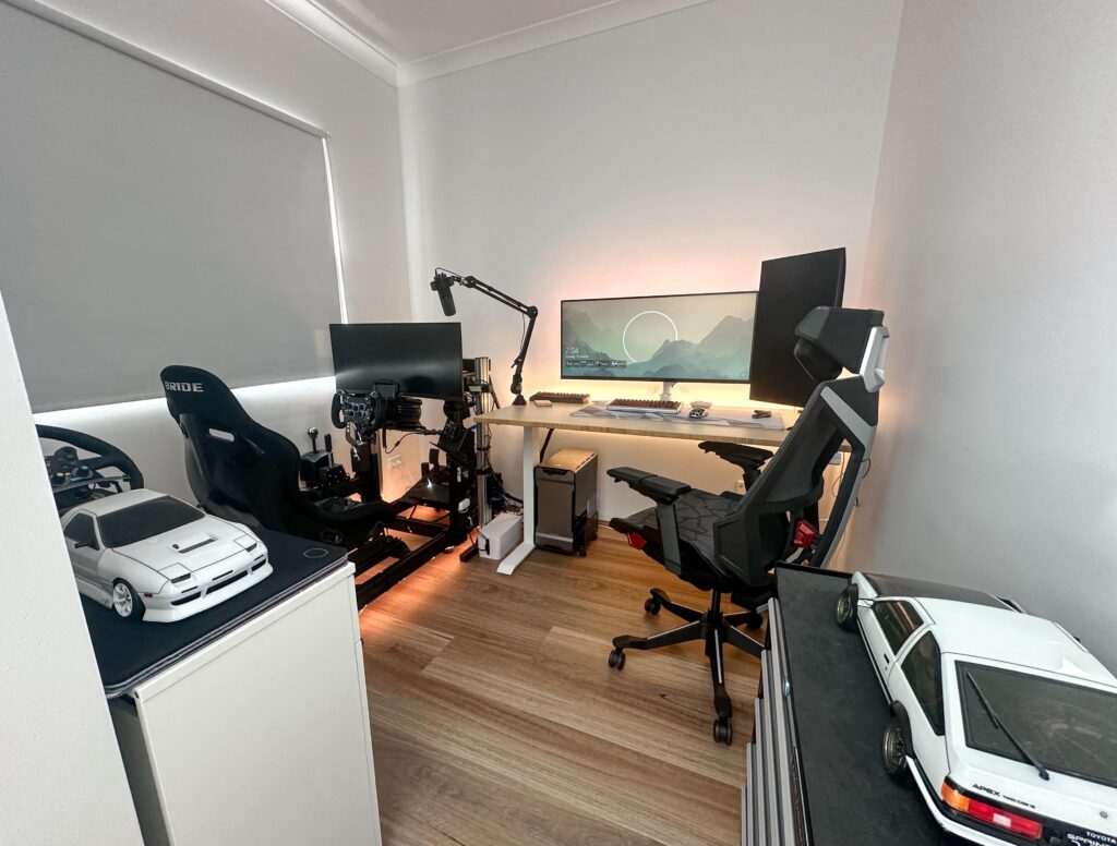 Moved house, new setup.