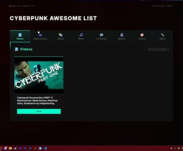 Cyberpunk Rabbit Hole website
