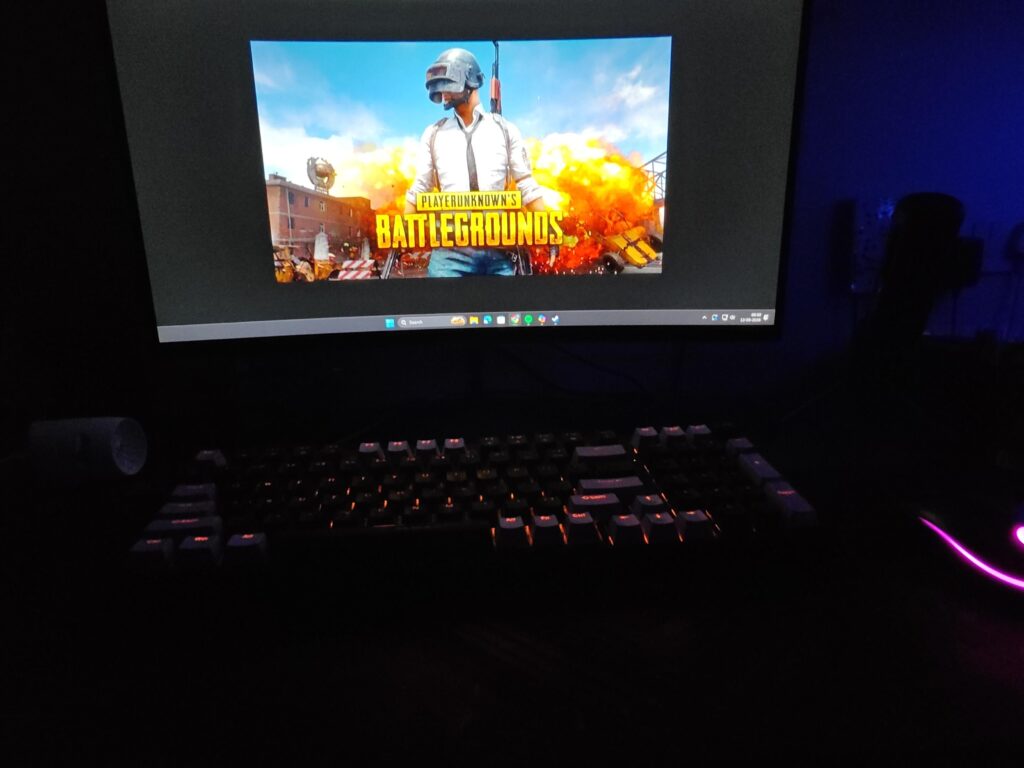 My PC knows one main job: PUBG.