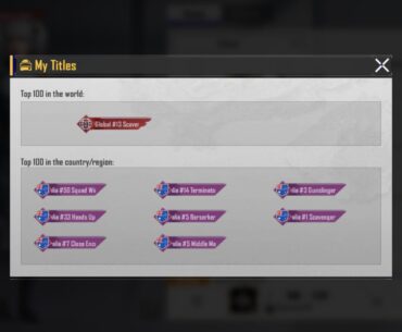 I earned 10 titles in 1 day