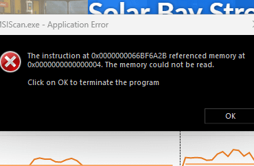 3D Mark Error