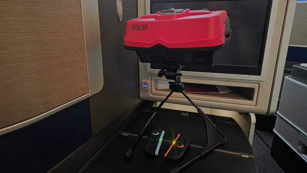 I took the Virtual Boy on an 11hr flight — the best part was telling the flight attendant how terrible it is