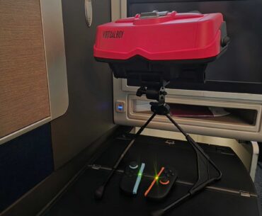 I took the Virtual Boy on an 11hr flight — the best part was telling the flight attendant how terrible it is