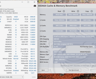 4 DIMM DDR5, 6000 cl30, Latency 69.1ns. Done?
