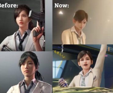 There's something weird with her face now...
