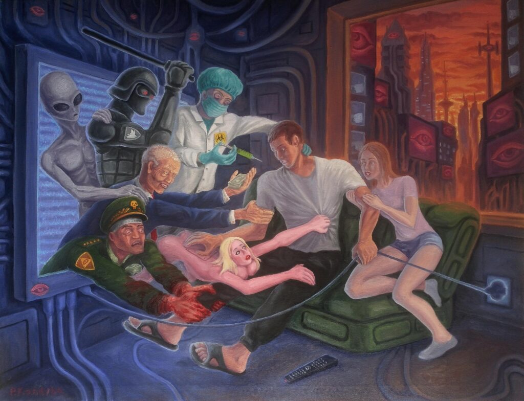 Matrix how I see it. Oil painting by me