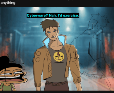 bro is playing Punk 2077