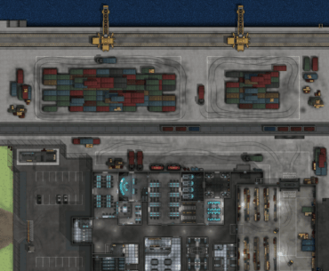 100x100 Free Modern/Sci Fi Shipping Dock Map