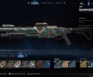 Has anyone earned the shimmer camo for the GDL HAVOC?? Or is cod still fukin broken af