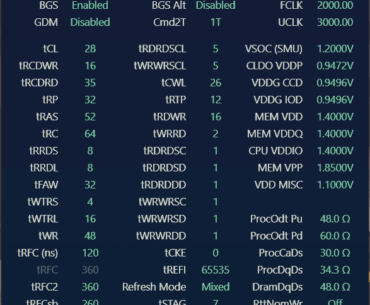Ram specs