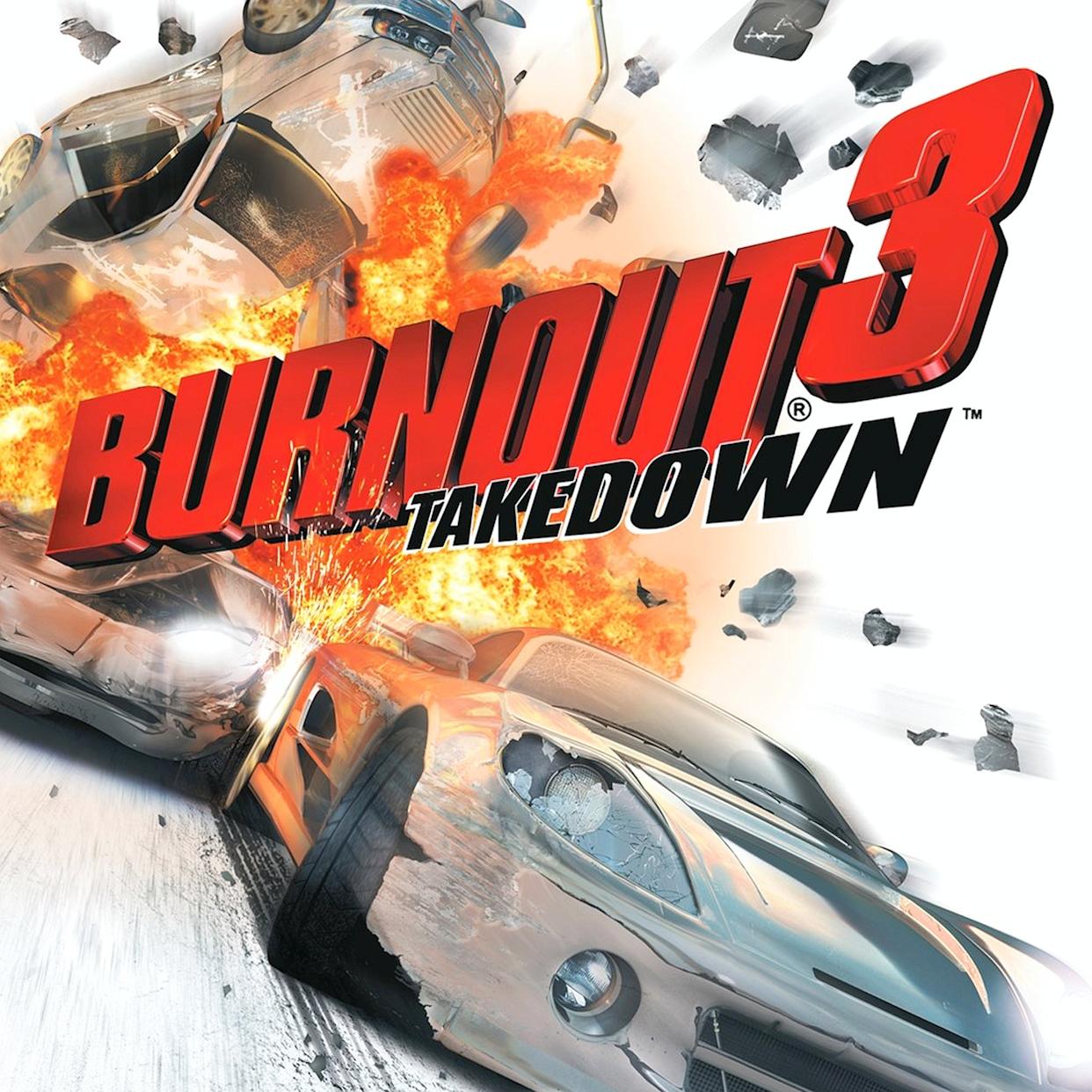 <b>25. Burnout 3: Takedown</b><br><br> Frequently hailed as the pinnacle of arcade racing, Burnout 3: Takedown inverts the genre by rewarding ruthless aggression. Build boost by tempting traffic fate and detonate your rivals with the titular mechanism, slowing time to savor the riveting real-time deformation of their shattered chassis. And if you find yourself on the wrong end of a pileup, the Aftertouch mechanic lets you nudge your smoldering ruin to make a posthumous play against your opponents. Paired with the pileup pyromania of Crash Mode and DJ Stryker’s infectious pop punk playlist, Burnout 3 remains a masterpiece of vehicular violence.