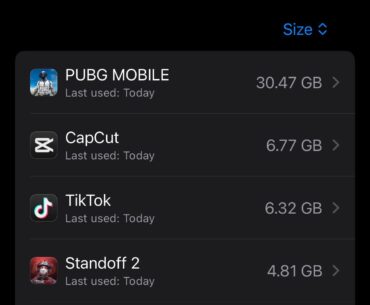 How much space is pubg taking?