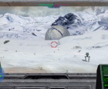 Being in the cockpit in first-person view of the AT-AT in Star Wars battlefront 1 is one of my fondest childhood memories, as great as the sequel was, I was disappointed they removed those perspective views from vehicles.