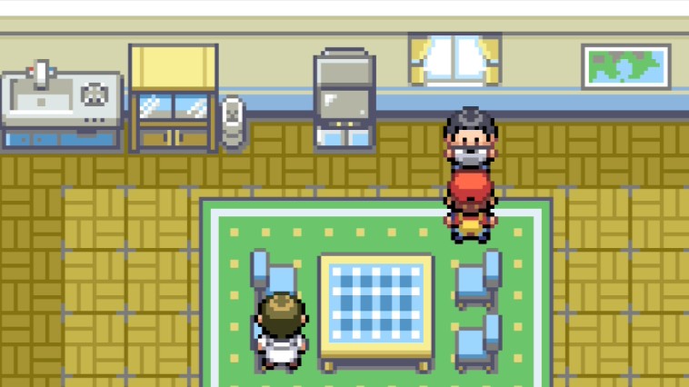 Trainer in Route 2 house in Pok&eacute;mon FireRed and LeafGreen