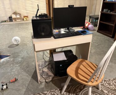 The ‘Unfinished Basement’ Battle Station