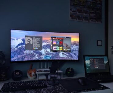 My and my fiancee setups