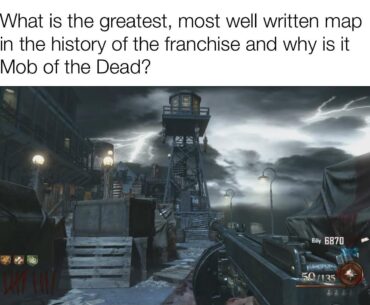 There are three or so maps that are considered to be the god tiers of this game. Something about MOB puts it at No. 1 for me though. I can’t even tell what it is, idk