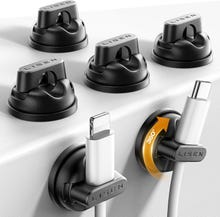 6-Pack LISEN Rotatable Cord Holder for Nightstand