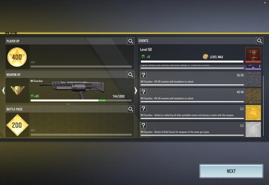 MX guardian is now gold