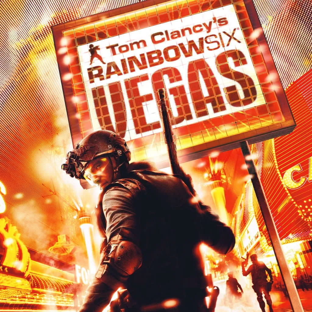 <b>82. Tom Clancy's Rainbow Six: Vegas</b><br><br> Rainbow Six: Vegas isn't just memorable for being a massive jump for the Tom Clancy series into the next-gen on the Xbox 360, but for its perspective shift: as you took cover from gunfire behind one-armed bandits and beside doorways, the camera pulled back from Rainbow Six's typical first-person perspective and brought it into third-person, settling over each Operator's shoulder - a trick that would be later copied by Brothers in Arms and Deus Ex. Meanwhile, Las Vegas proved to be a gorgeous and memorable setting for this bold new entry in the series, giving us glitzy shootouts on casino floors. And multiplayer, already a huge hit on Xbox Live with Rainbow Six 3, blew up again with Vegas, offering an unparalleled tactical, team-based competitive experience online. At the time of release, we called it “the best first-person shooter on the Xbox 360”, and while it may not have held onto that crown later in the console’s lifespan, it still remains a high point for the genre.