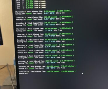 FCLK 2200 Y-Cruncher Variations (Weird results?)