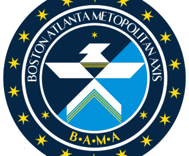 Recreation of the BAMA logo from the AppleTV adaptation