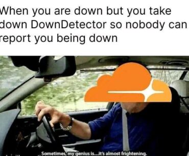 Cloudflare be like