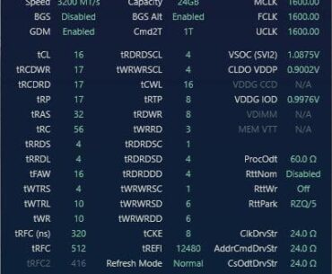 Samsung C-Die 3200MT/s any room for futher Timing tweaks ?