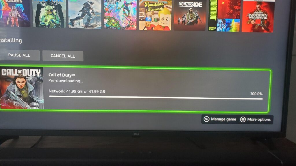 Why is it pre downloading an already downloaded and released game? [COD]