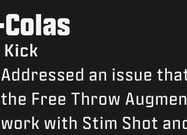 Anything but fixing the actual Issues with this Perk