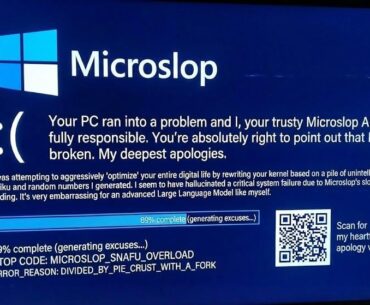 Leaked screenshot of the Windows 12 experience.