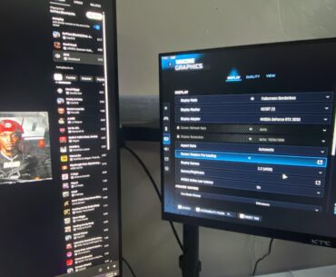 I have two monitors and im having this problem where i play warzone and i cant drag my mouse to the other monitor even if its in full screen borderless which says your cursor is free to leave this space and it does it windowed too. How I fix this?