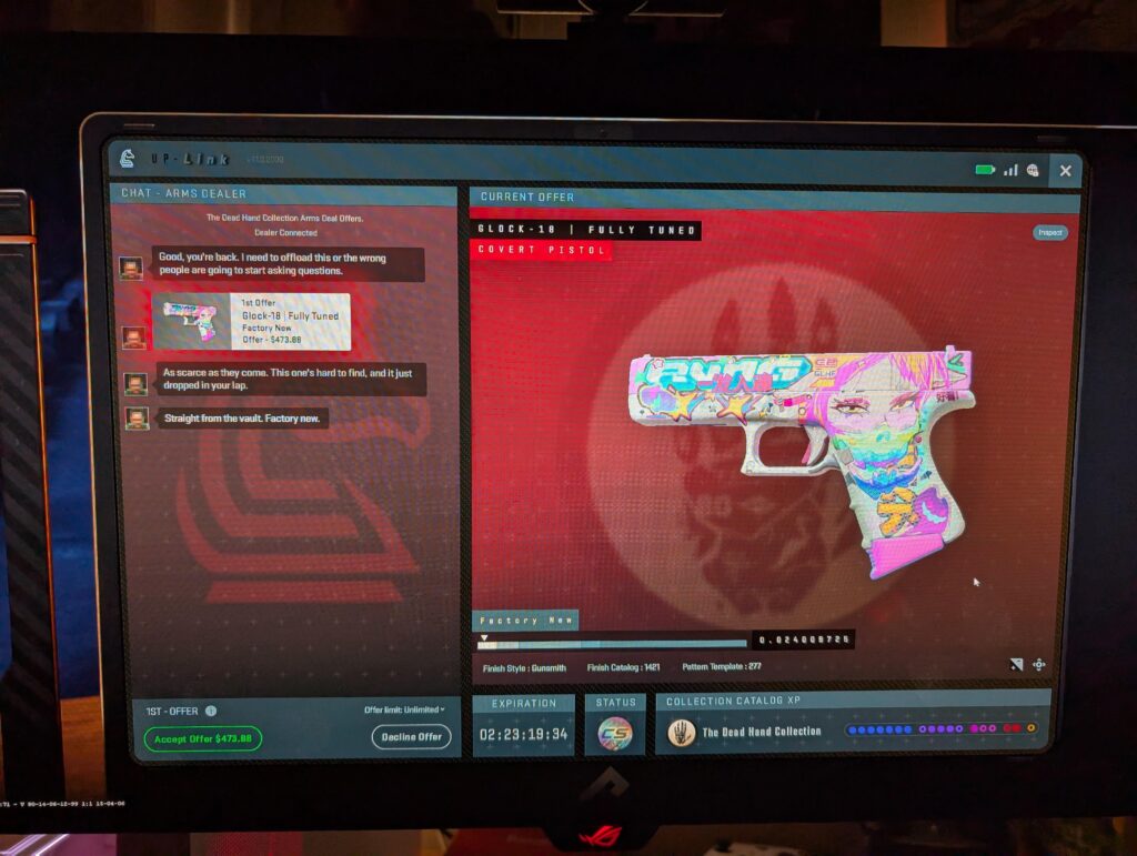 My first time opening a red