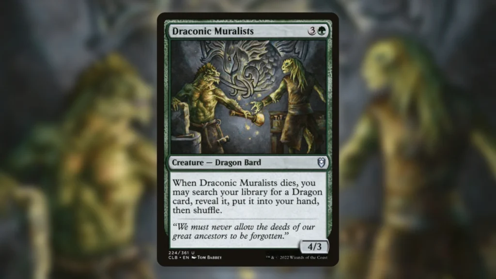 Budget Dragon Cards MTG Commander Draconic Muralists