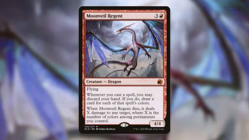Budget Dragon Cards MTG Commander Moonveil Regent
