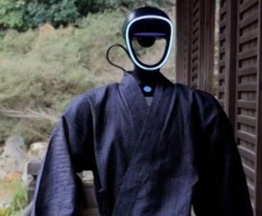 This AI robot is trained as a Buddhist monk