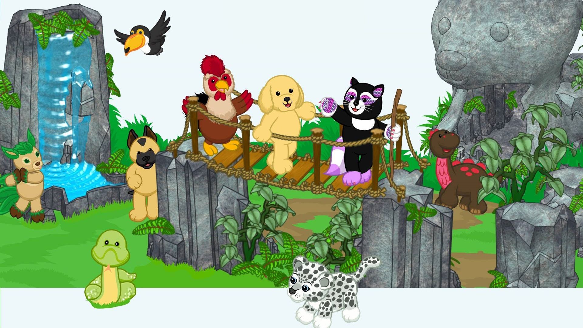My childhood obsession with Webkinz has been reignited thanks to people hand-making custom plushies for the pets I never had A coterie of cartoon animals prance around a green, natural setting.