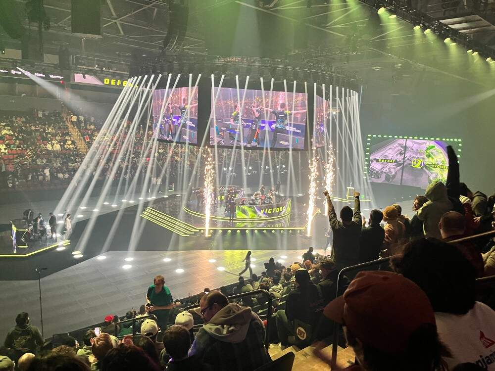 I had a blast at an esports tournament. No one is more surprised than me The view from the stands in Agganis Arena, in Boston, for the 2026 Rocket League Championship Series. (Courtesy Jonathan D. Fitzgerald)