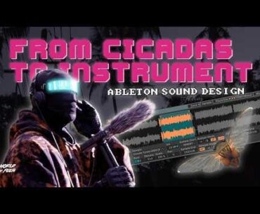 Want to see how a cyberpunk artist is recording the sound of real cicadas to turn it into an instrument?