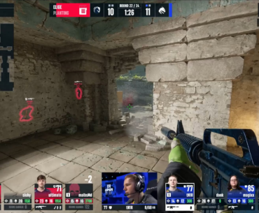 Liquid shocking throw in the 2v1 post-plant