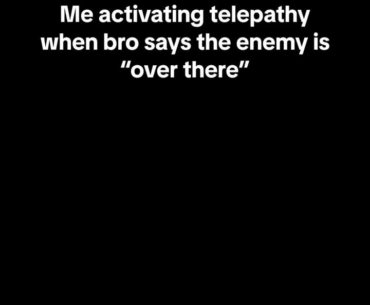 "He's over there"