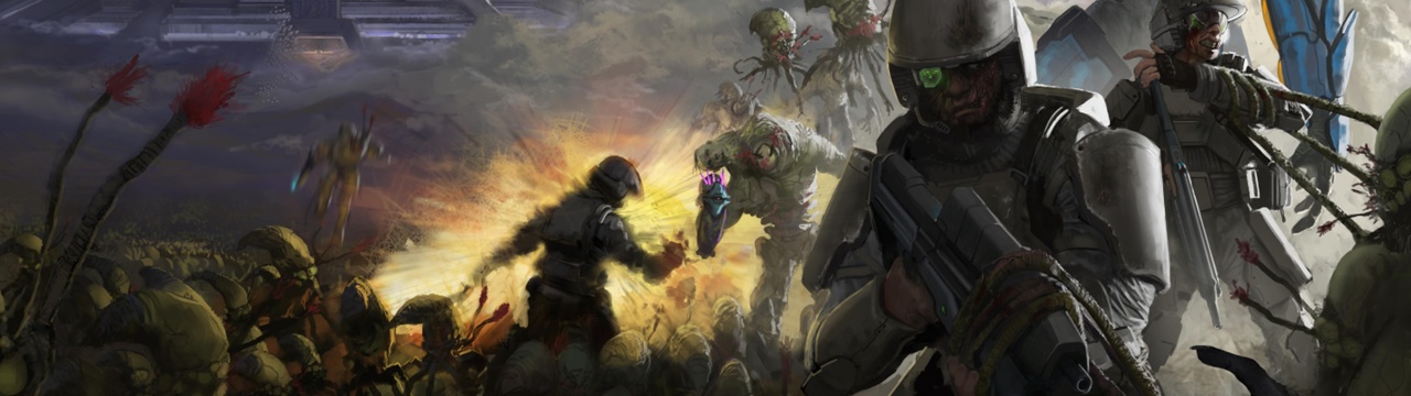 Crop of Halo: Parasite's Wake cover art focusing on Marvin Mobuto