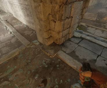 There is a spot in cave on Ancient that utility can fall through