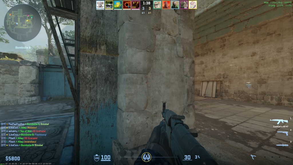 Ancient ACE (3 Smoke Kills!)