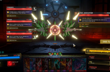 Our cyberpunk indie game also has a digitally accurate angel, we called it The Judicator and it hits like a truck! (OC)