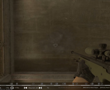 Finally hit a connector wallbang in overpass