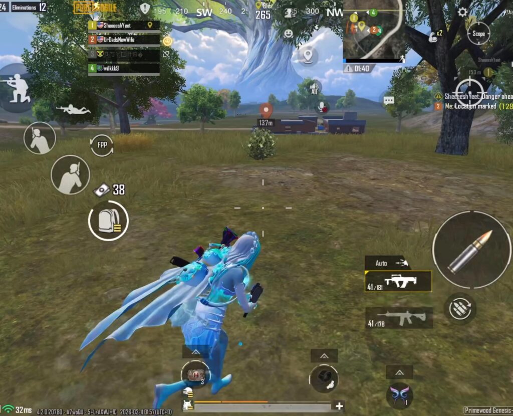 M416 iron sight! 🔥