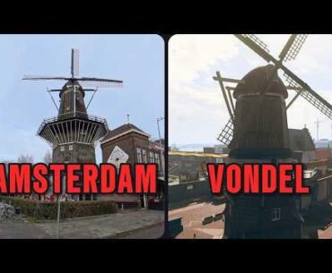 I visited Amsterdam to compare it to the Vondel map!
